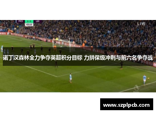 诺丁汉森林全力争夺英超积分目标 力拼保级冲刺与前六名争夺战